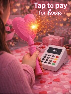 Tap & Pay Heart Wand